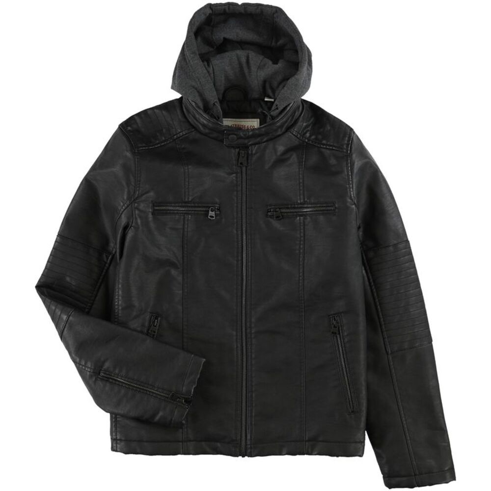Levi's Mens Faux-Leather Biker Jacket, NWT